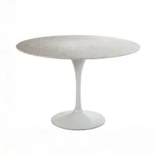 Round Marble Pedestal Dining Table