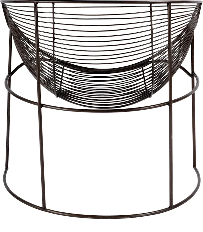 Artemis Bronze Metal Wire Accent Chair