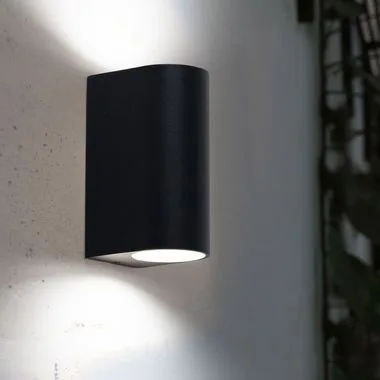 Matte Black Aluminum Wall Sconce