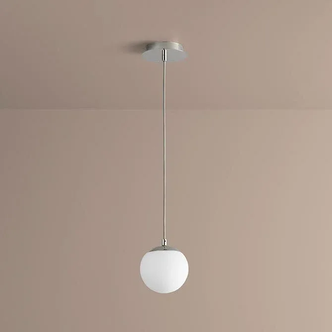 Luna Mini Pendant Chrome Globe Pendant Light