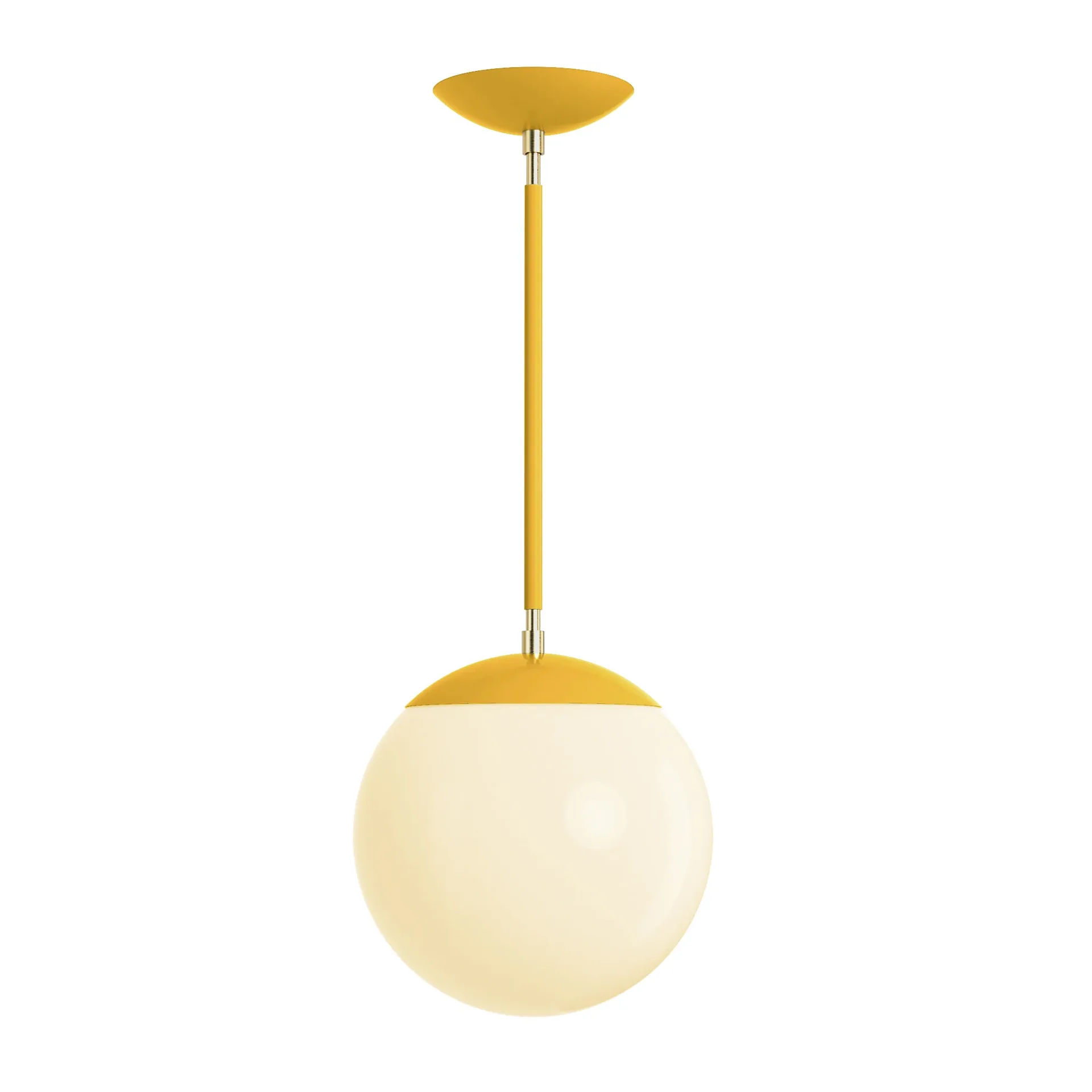 Yellow Globe Pendant Light