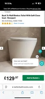 Modern White Ceramic Toilet