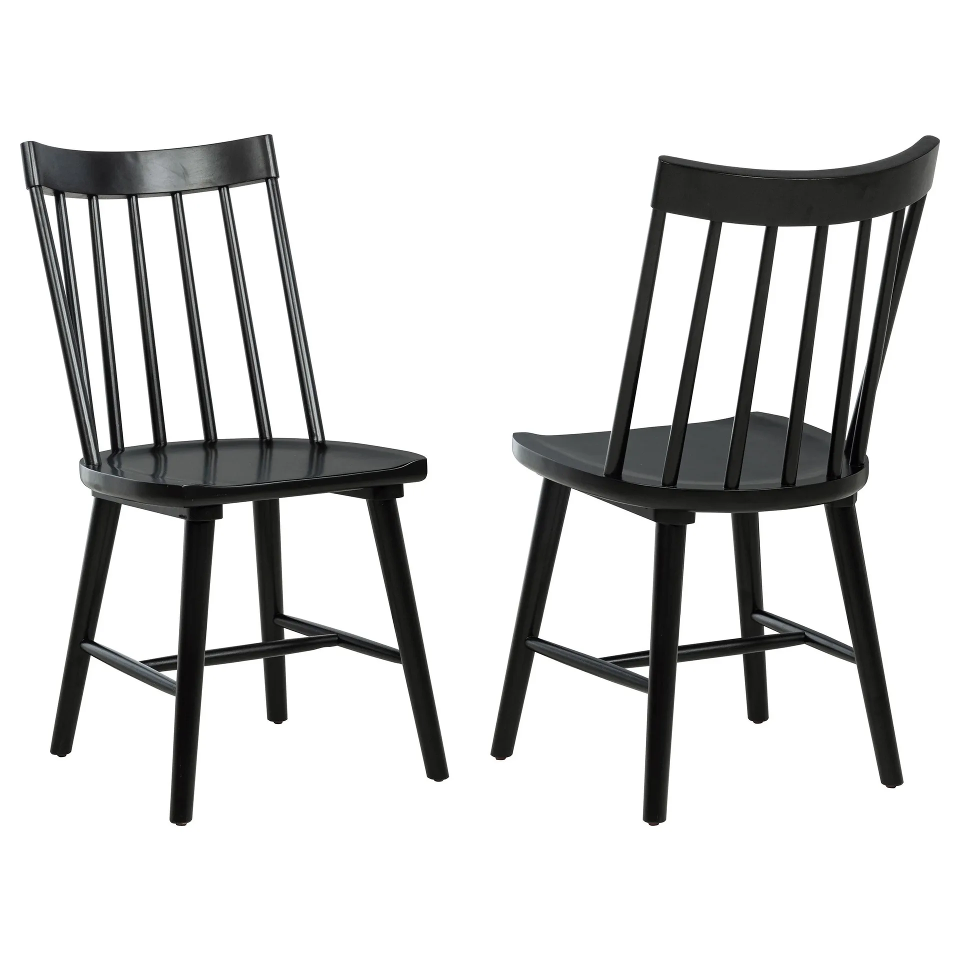 Middleton Black Wood Spindle Back Chair