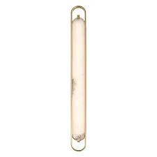 Brushed Brass Cylindrical Wall Sconce