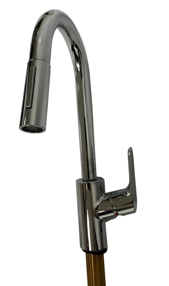 Hansgrohe Focus Polished Chrome Gooseneck Kitchen Faucet