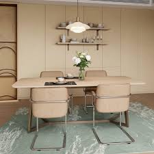 Modern Rectangular Wood Dining Table