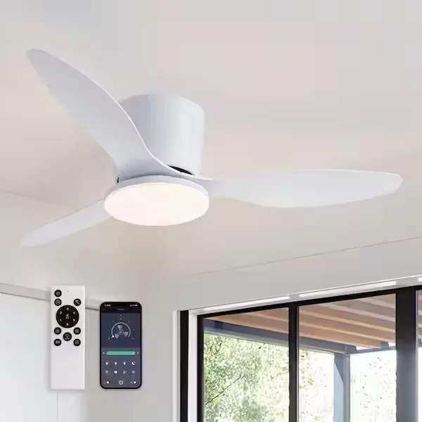 Antoine Modern White Ceiling Fan
