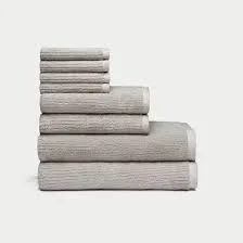 Ribbed Bath Towels