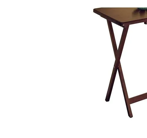 Winsome Alex Walnut Folding Accent Table