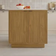 Brookline Modern Minimalist Kitchen Island