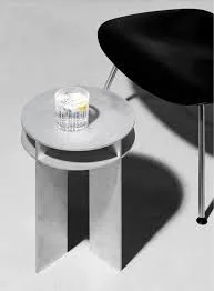 Minimalist Round Metal Stool