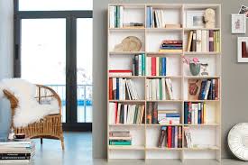 Minimalist Modular Grid Bookcase