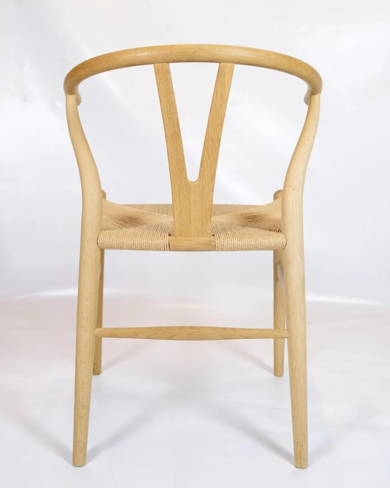 Natural Oak Wishbone Dining Chair