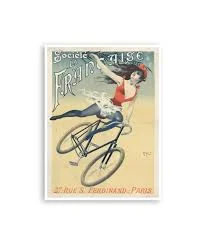 Vintage French Cycling Framed Wall Art