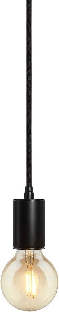 Matte Black Minimalist Pendant Light
