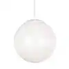 Generation Lighting White Round Glass Pendant Light