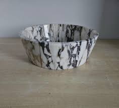 Calacatta Viola Round Marble Vessel Sink