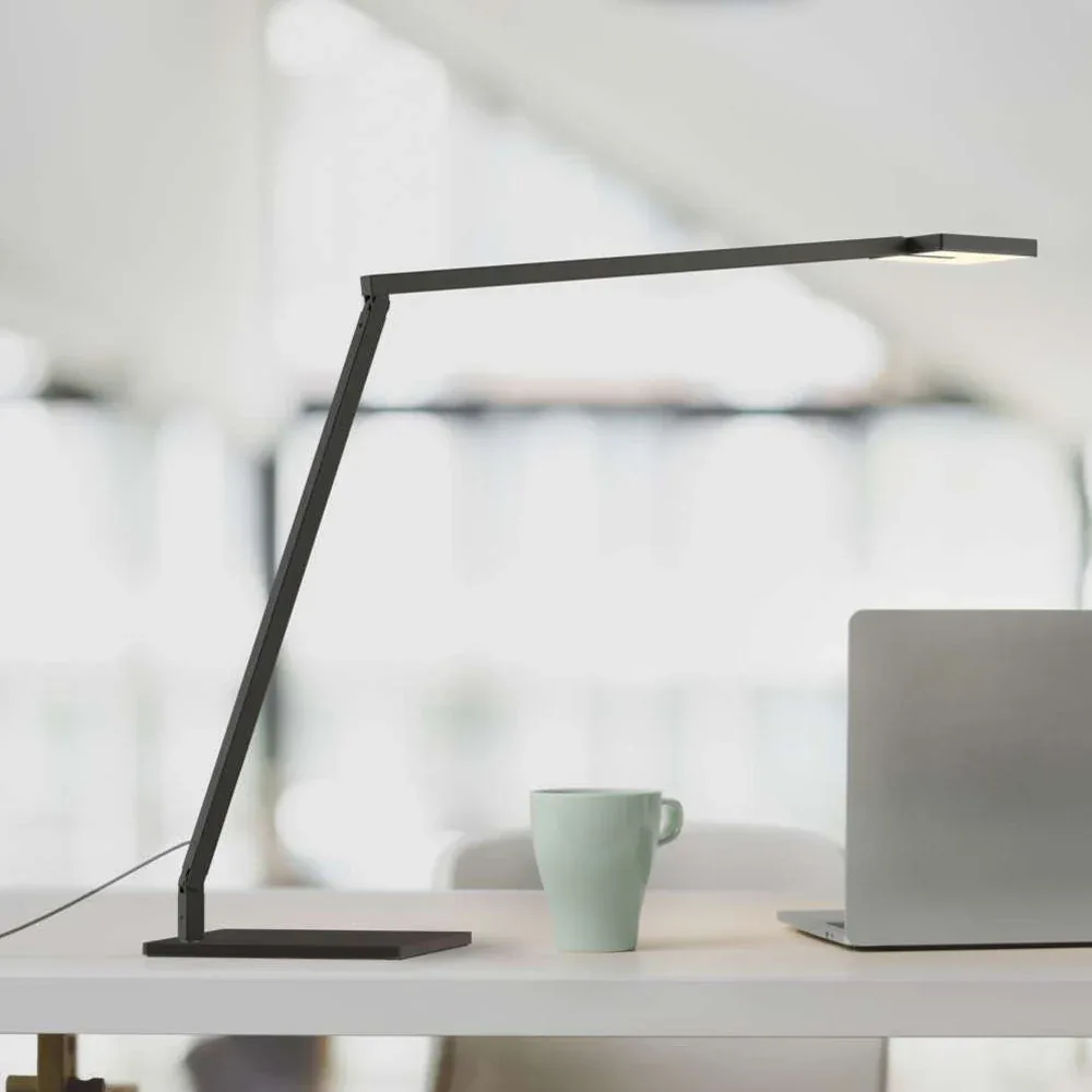 Minimalist Matte Black Desk Lamp