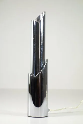 Space Age Mid-Century Modern Chrome Table Lamp