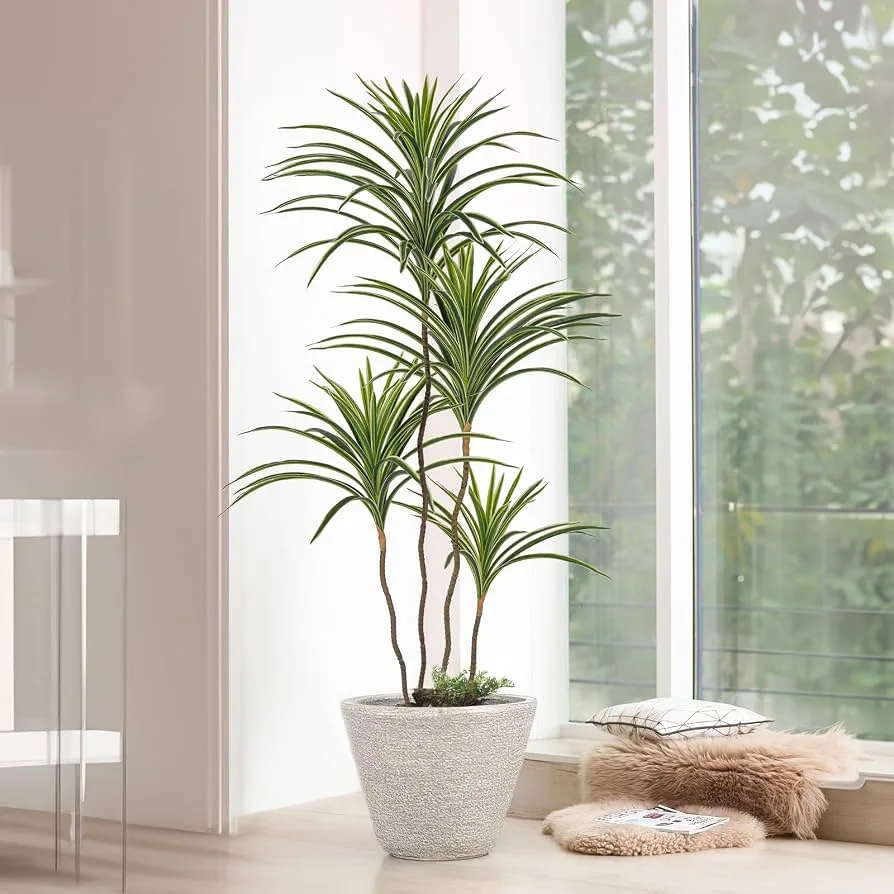 Artificial Dracaena Potted Plant