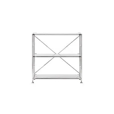 MUJI Minimalist Steel Modular Shelving Unit
