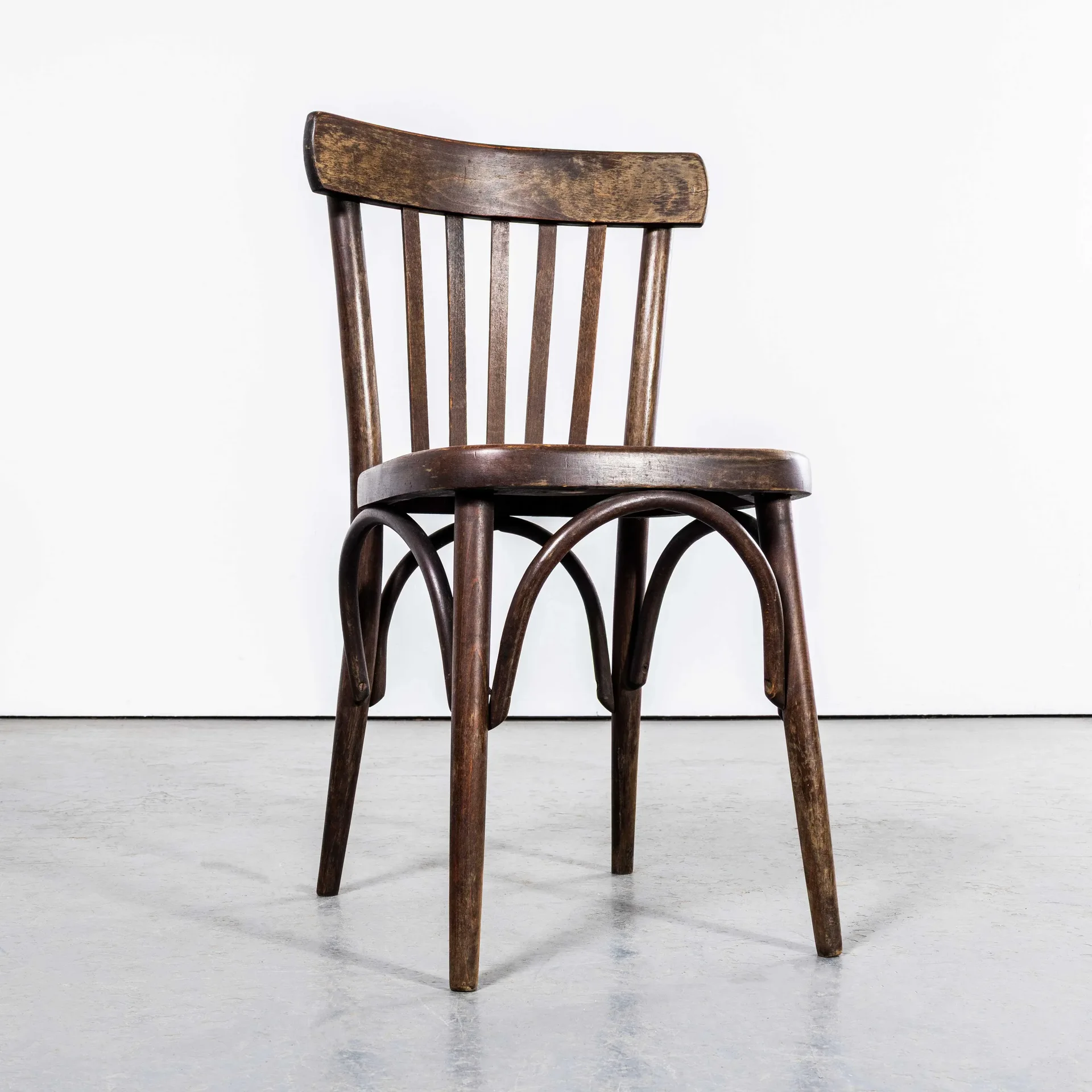 Vintage Dark Oak and Bentwood Dining Chair, 1950s