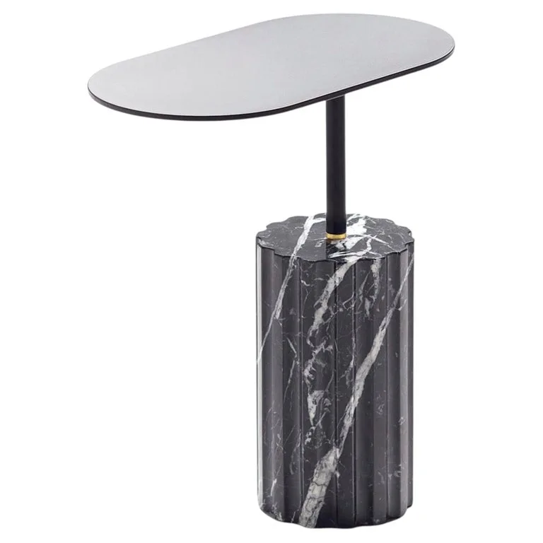 Oval Marble Accent Table
