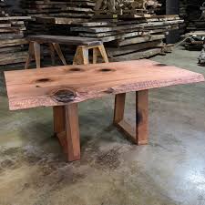 Natural Live Edge Dining Table