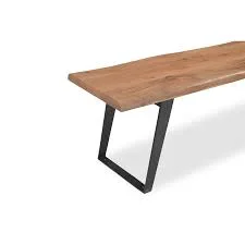 Timbergirl Live Edge Wooden Bench
