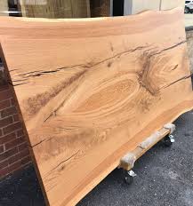 Slab Live Edge Oak Dining Table