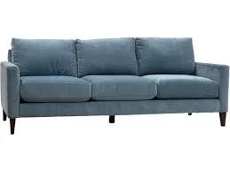 Blue Velvet Sofa