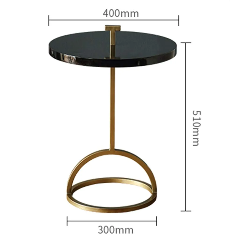 Round Metal Accent Table