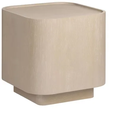 Crestview Collection Square Wooden Block Stool
