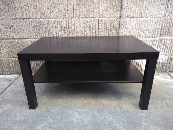 Black Rectangular Coffee Table