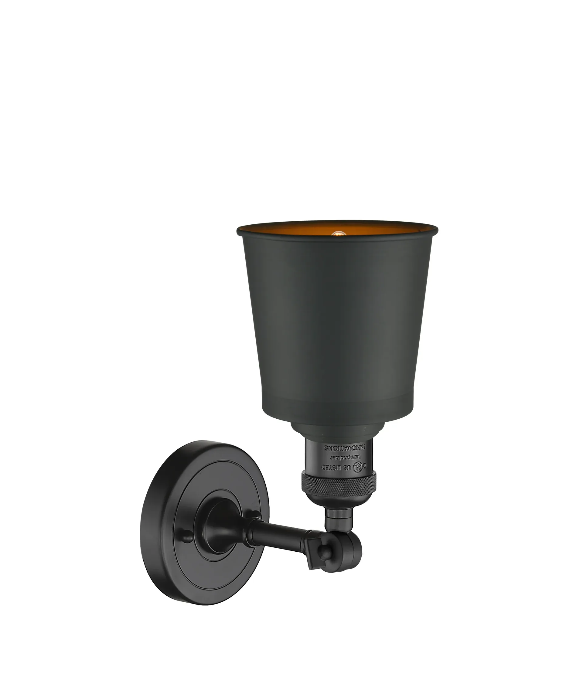 Addison Matte Black Industrial Wall Sconce