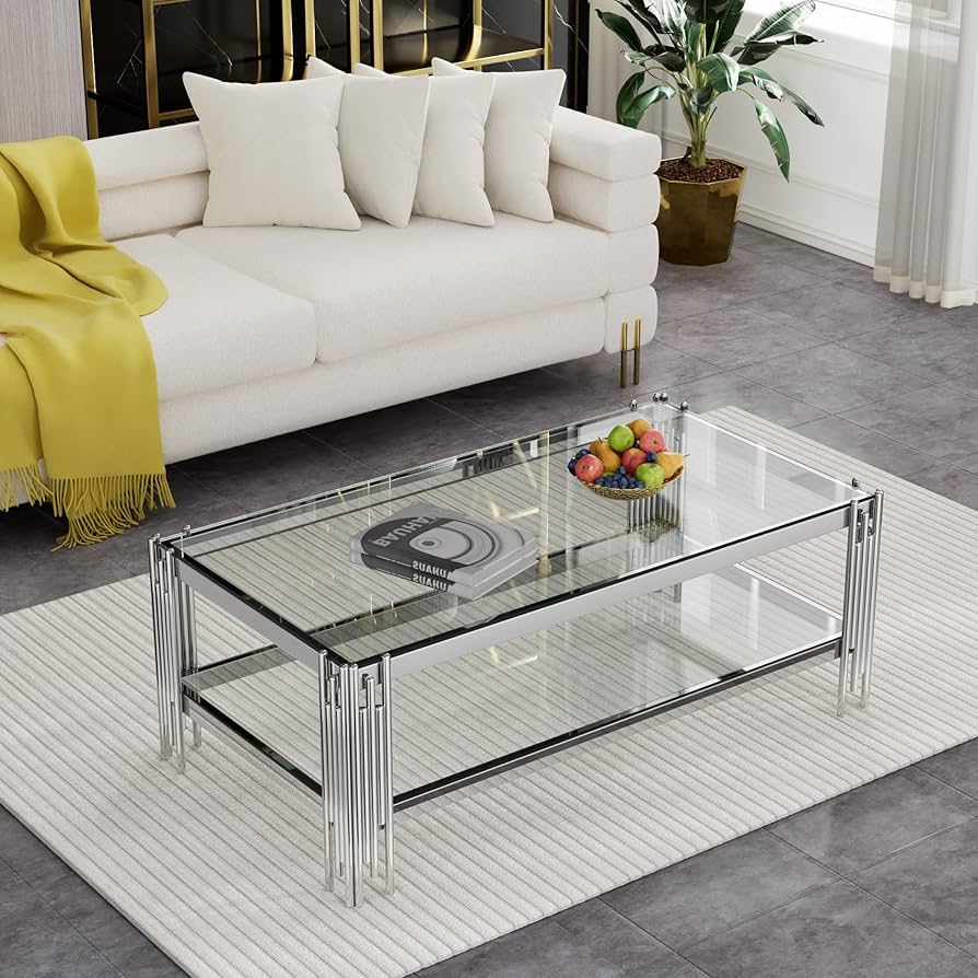 Rectangular Glass Coffee Table