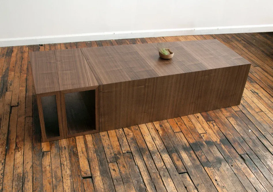 Rectangular Wood Coffee Table