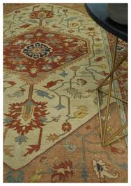 Heriz Traditional Persian Style Wool Area Rug