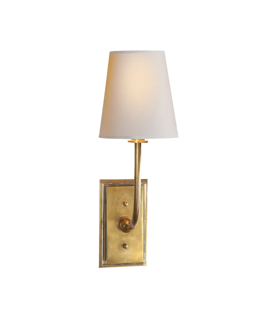 Hulton Antique Brass Wall Sconce