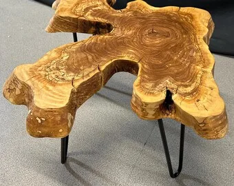 Natural Live Edge Coffee Table