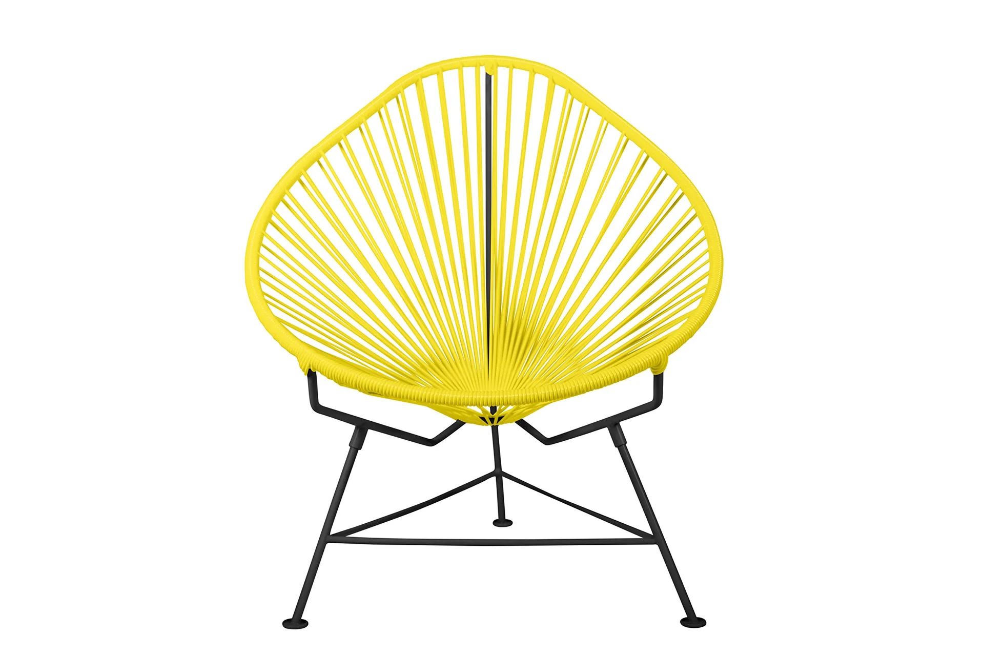 Yellow Woven Acapulco Chair