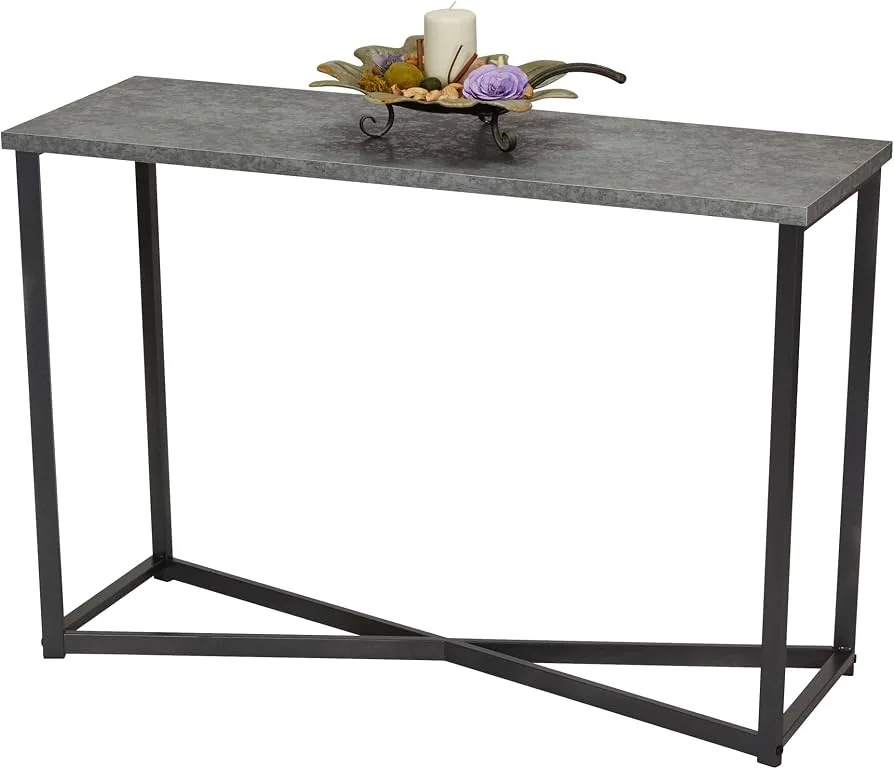 Concrete Top Console Table