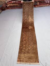 Vintage Geometric Wool Runner Rug