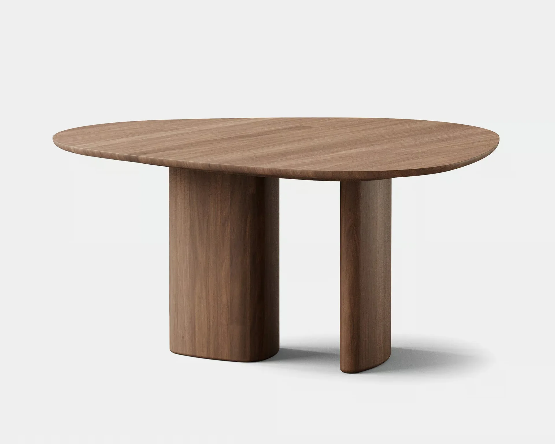 Organic Modern Oak Dining Table