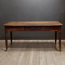 Rustic Farmhouse Rustic Rectangular Wooden Dining Table