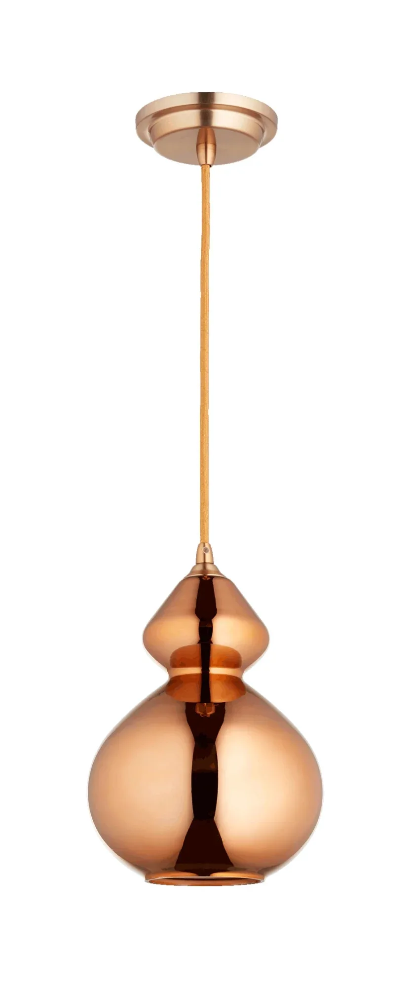 Quorum Lighting Glossy Bronze Pendant Light