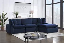 Navy Modular Sectional Sofa