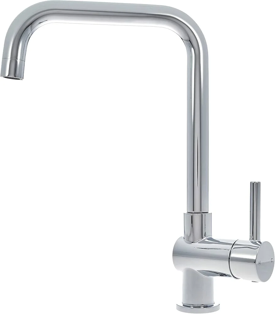 Modern Polished Chrome Kitchen Faucet