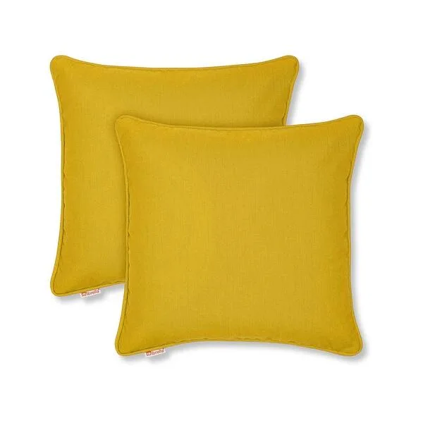 Sunbrella Solid Square Throw Pillow