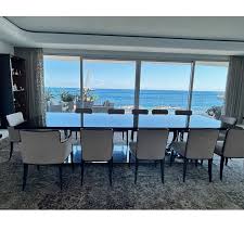 Fendi Black Lacquered Rectangular Dining Table